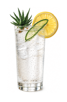 Watts Up cocktail in glass