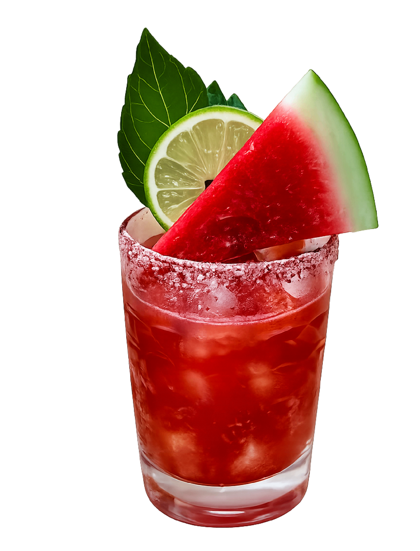 Melonrouge cocktail in glass