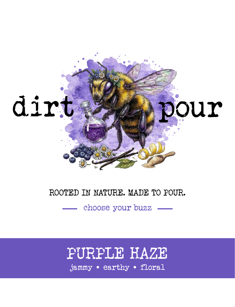 Purple Haze bottle label
