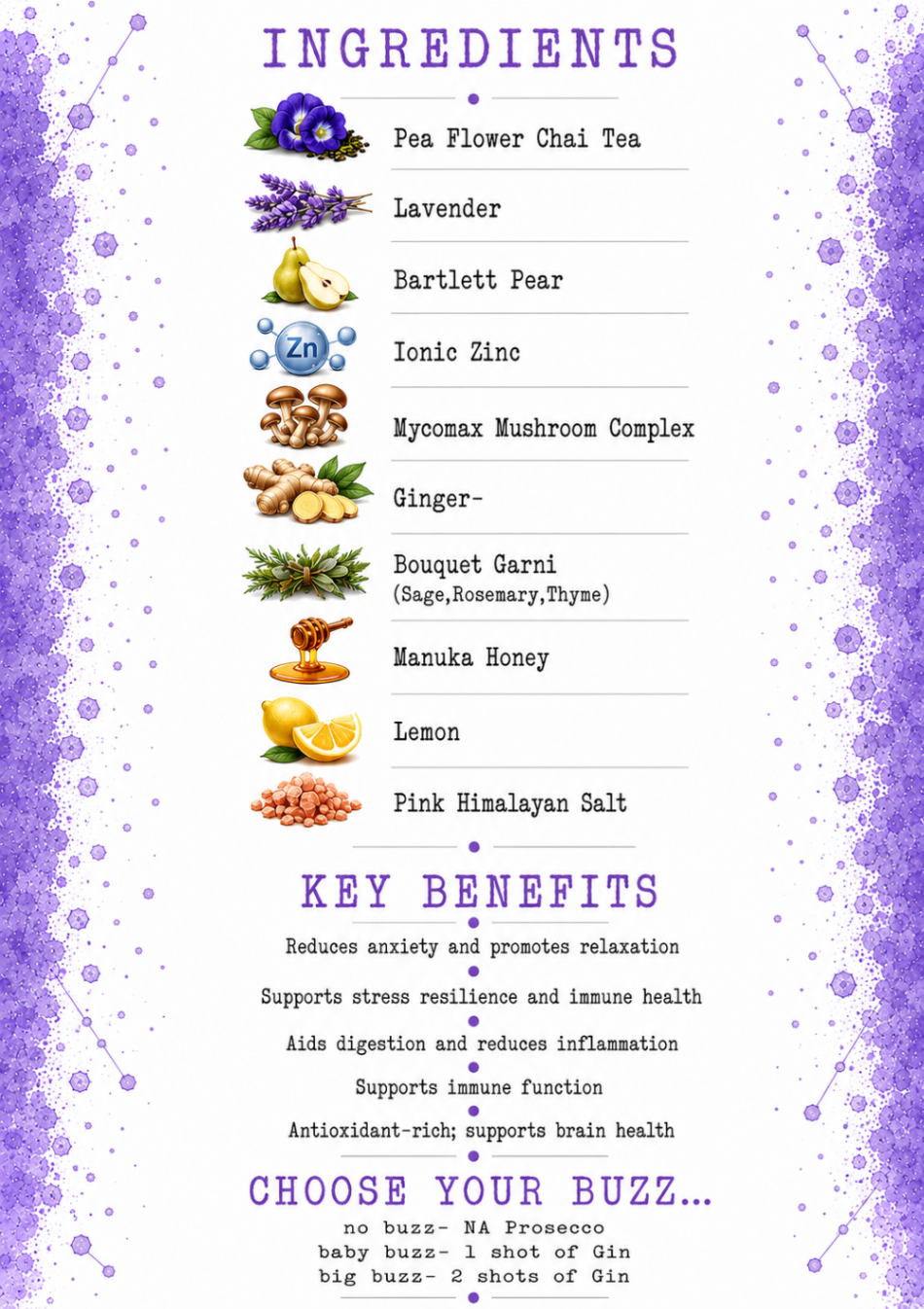 Butterfly Effect ingredients, benefits, and buzz poster