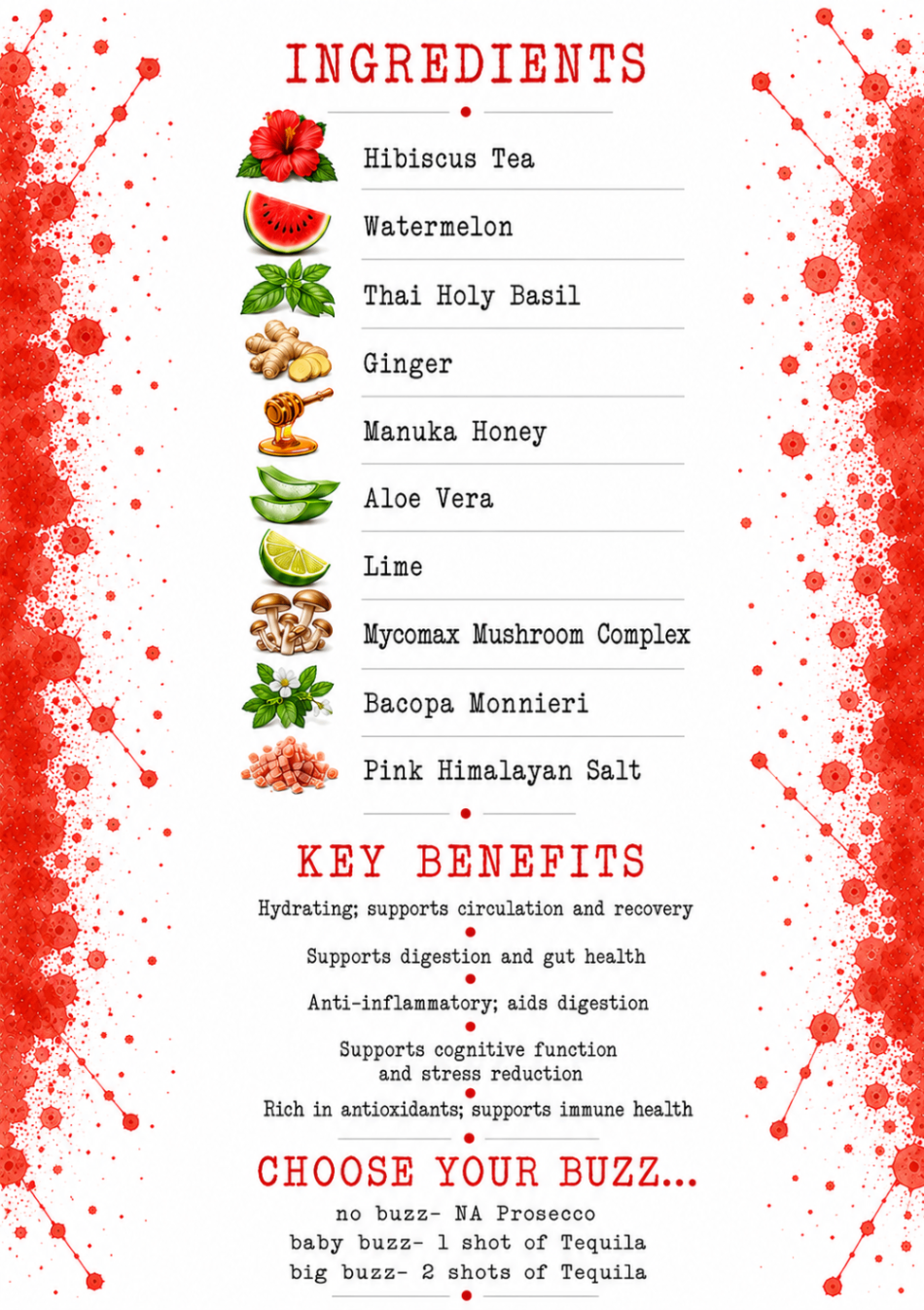 Melonrouge ingredients, benefits, and buzz poster