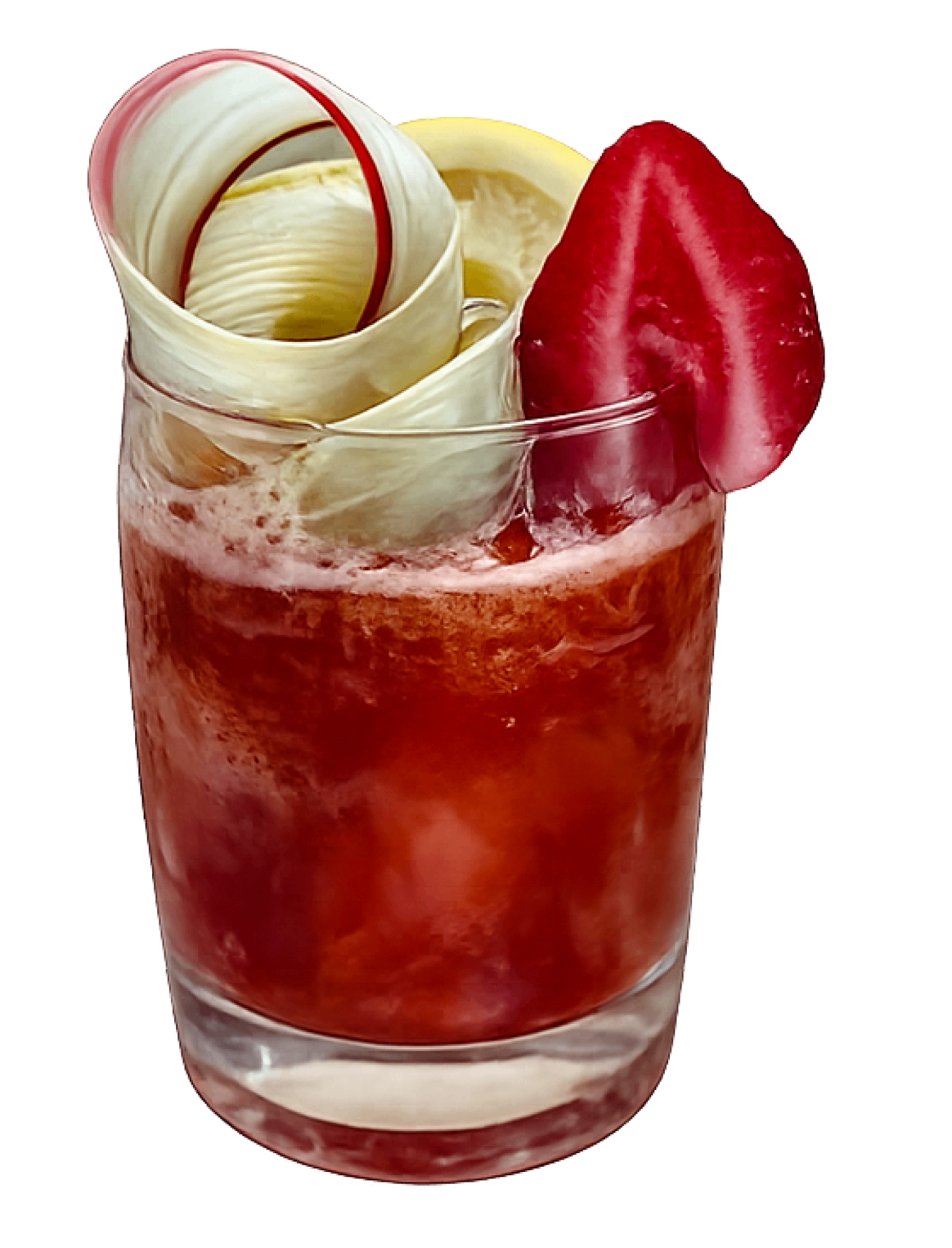 Strawberry Fields cocktail in glass